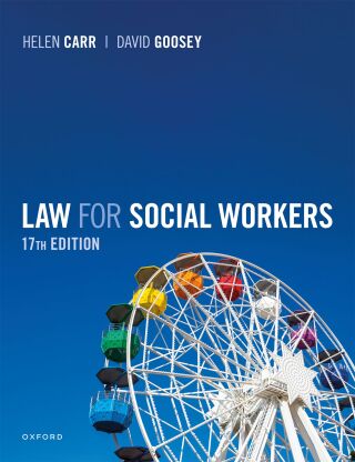 Cover image: Law for Social Workers 17th edition 9780198903079