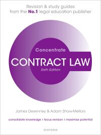 Imagen de portada: Contract Law Concentrate 6th edition 9780198904625