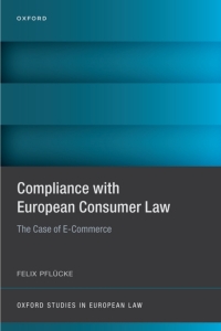 Imagen de portada: Compliance with European Consumer Law 1st edition 9780198906407