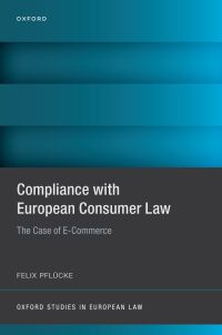 表紙画像: Compliance with European Consumer Law 1st edition 9780198906384