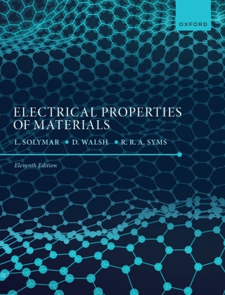 Cover image: Electrical Properties of Materials 11th edition 9780198920977