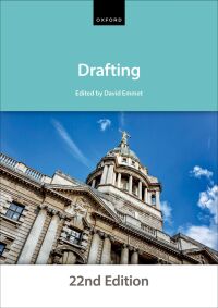 Cover image: Drafting 22nd edition 9780198923619