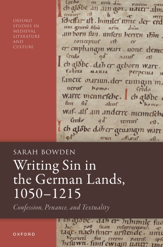 Cover image: Writing Sin in the German Lands, 1050–1215 1st edition 9780198948308