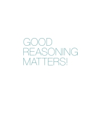 Cover image: Good Reasoning Matters!: A Constructive Approach to Critical Thinking 5th edition 9780195445756