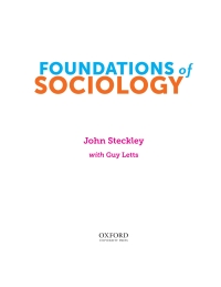 Cover image: Foundations of Sociology 1st edition 9780195443226