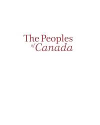 Cover image: The Peoples of Canada: A Pre-Confederation History 4th edition 9780195446364