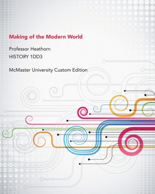 Cover image: Custom McMaster University: Making of the Modern World 9780199016334