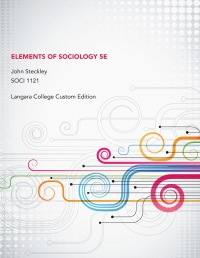 Cover image: Elements of Sociology: Langara College Custom Edition 1st edition 9780199039111