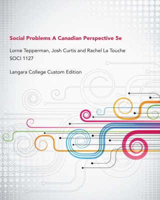 Cover image: Social Problems: Langara College custom edition 1st edition