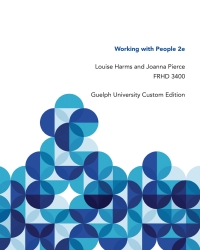 Cover image: Working with People: Guelph University Custom Edition 2nd edition 9780199017249