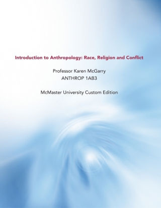 Cover image: Custom McMaster University: Introduction to Anthropology: Race, Religion and Context 1st edition 9780199017287