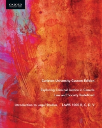 Cover image: Exploring Criminal Justice in Canada 9780199017485