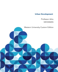 Cover image: Urban Canada: Western University Custom Edition 1st edition 9780199017706