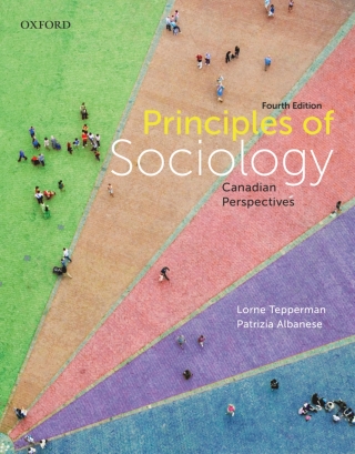 Cover image: Principles of Sociology, Canadian Perspectives 4th edition 9780199023738