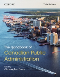 Cover image: The Handbook of Canadian Public Administration 3rd edition 9780199026166