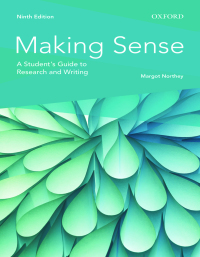 Imagen de portada: Making Sense: A Student's Guide to Research and Writing 9th edition 9780199026777