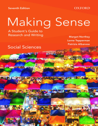 Cover image: Making Sense in the Social Sciences 7th edition 9780199026784
