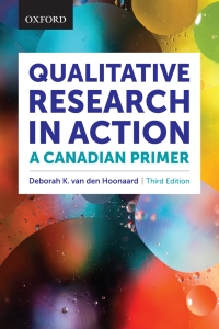 Cover image: Qualitative Research in Action: A Canadian Primer 3rd edition 9780199030026