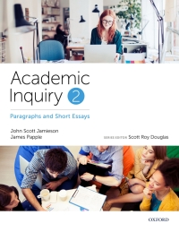 صورة الغلاف: Academic Inquiry 2, Paragraphs and Short Essays 1st edition 9780199025404