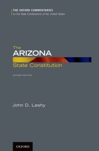 صورة الغلاف: The Arizona State Constitution 2nd edition 9780199898190