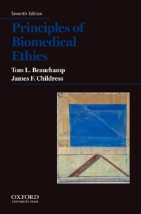 Cover image: Principles of Biomedical Ethics 7th edition 9780199924585