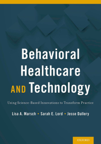 Imagen de portada: Behavioral Healthcare and Technology 1st edition 9780199314027