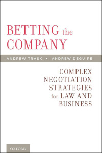 Cover image: Betting the Company 9780199846252