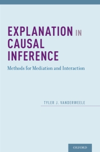 Cover image: Explanation in Causal Inference 9780199325870