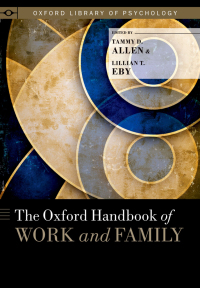 Cover image: The Oxford Handbook of Work and Family 1st edition 9780199337538