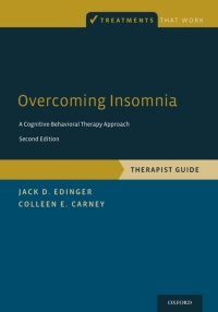 صورة الغلاف: Overcoming Insomnia 2nd edition 9780199339389