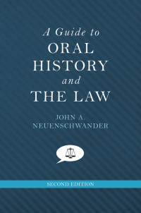 Cover image: A Guide to Oral History and the Law 2nd edition 9780190209872