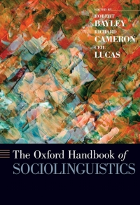 Cover image: The Oxford Handbook of Sociolinguistics 1st edition 9780190233747