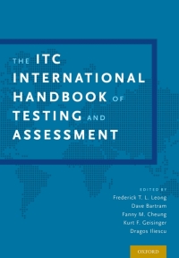 Immagine di copertina: The ITC International Handbook of Testing and Assessment 1st edition 9780199356942
