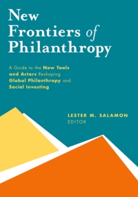 Cover image: New Frontiers of Philanthropy 9780199357543
