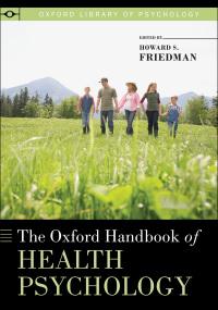 Cover image: The Oxford Handbook of Health Psychology 9780199365074