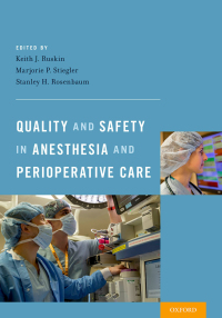 Immagine di copertina: Quality and Safety in Anesthesia and Perioperative Care 1st edition 9780199366149