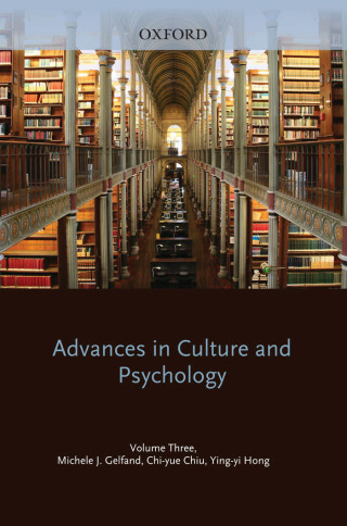 Cover image: Advances in Culture and Psychology 9780199930449