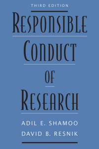 Cover image: Responsible Conduct of Research 3rd edition 9780199376025