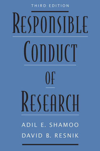 Cover image: Responsible Conduct of Research 3rd edition 9780199376025