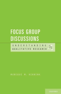 Omslagafbeelding: Focus Group Discussions 9780199856169