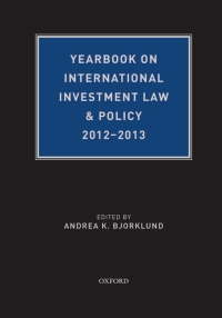Titelbild: Yearbook on International Investment Law & Policy 2012-2013 9780199386321