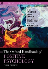 Cover image: The Oxford Handbook of Positive Psychology 3rd edition 9780199396511
