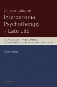Imagen de portada: Clinician's Guide to Interpersonal Psychotherapy in Late Life 9780195382242