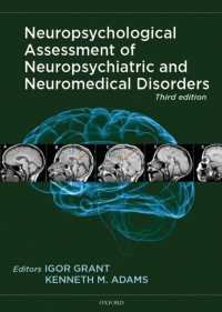 Imagen de portada: Neuropsychological Assessment of Neuropsychiatric and Neuromedical Disorders 3rd edition 9780195378542