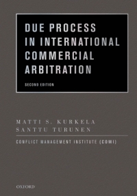 Cover image: Due Process in International Commercial Arbitration 2nd edition 9780195377132