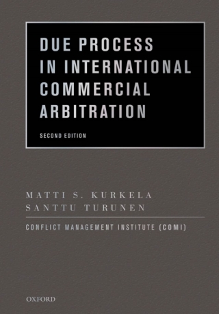 Imagen de portada: Due Process in International Commercial Arbitration 2nd edition 9780195377132