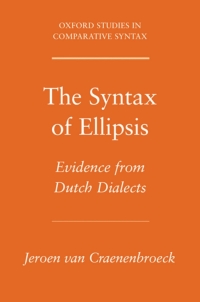 Imagen de portada: The Syntax of Ellipsis 9780195375657