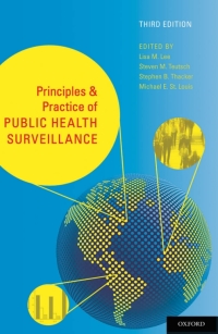 Cover image: Principles and Practice of Public Health Surveillance 3rd edition 9780195372922