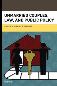 Cover image: Unmarried Couples, Law, and Public Policy 9780195372274