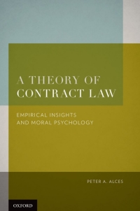 Cover image: A Theory of Contract Law 9780195371604